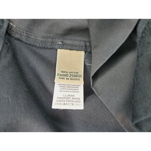 L.L. Bean Women’s Favorite Fit Bayside Twill Pants – Black, 100% Cotton, Size 10 - Picture 11 of 12
